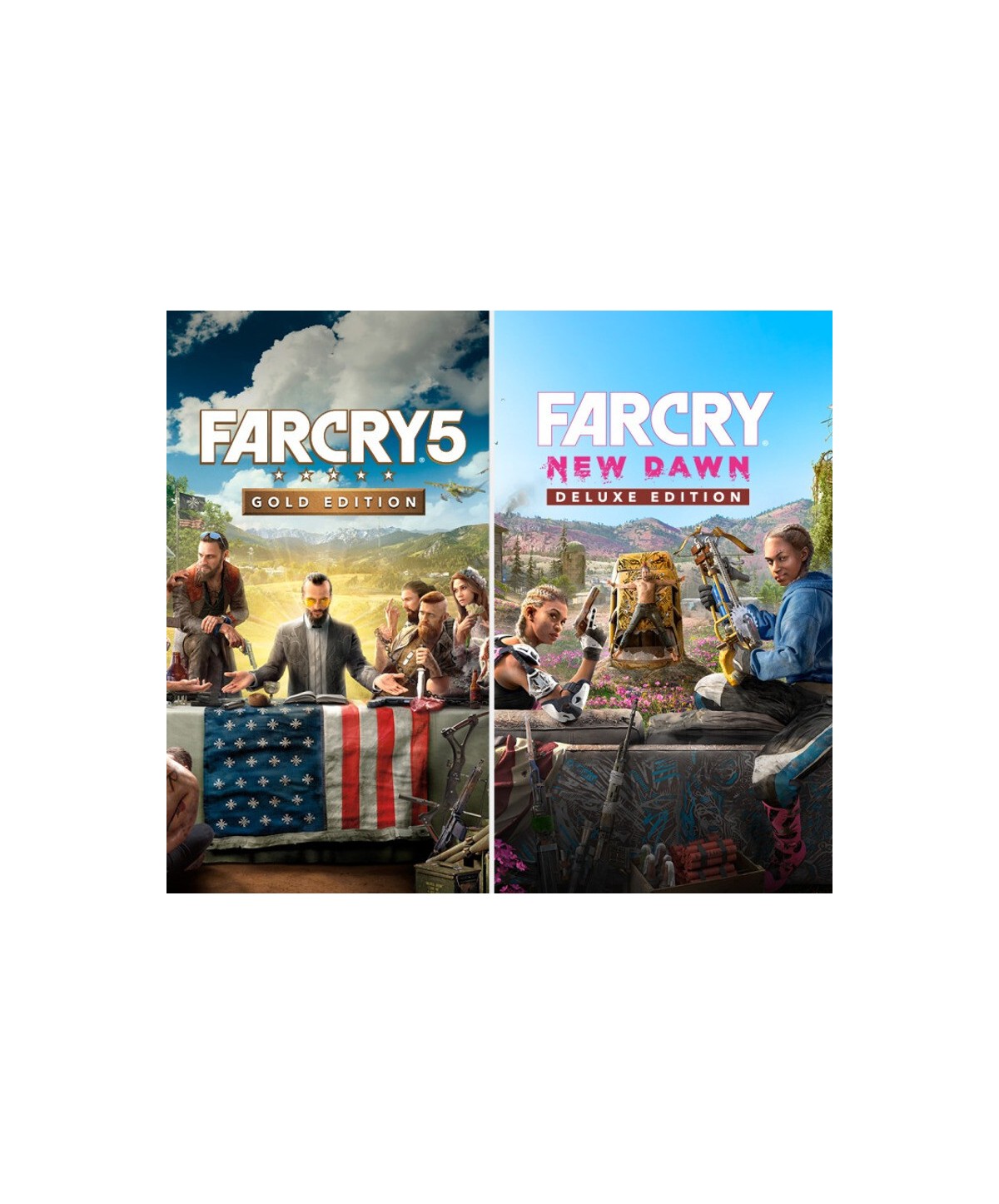Far Cry 5 Gold Edition + Far Cry New Dawn Deluxe Edition Bundle Ubisoft Connect Ubisoft Key 